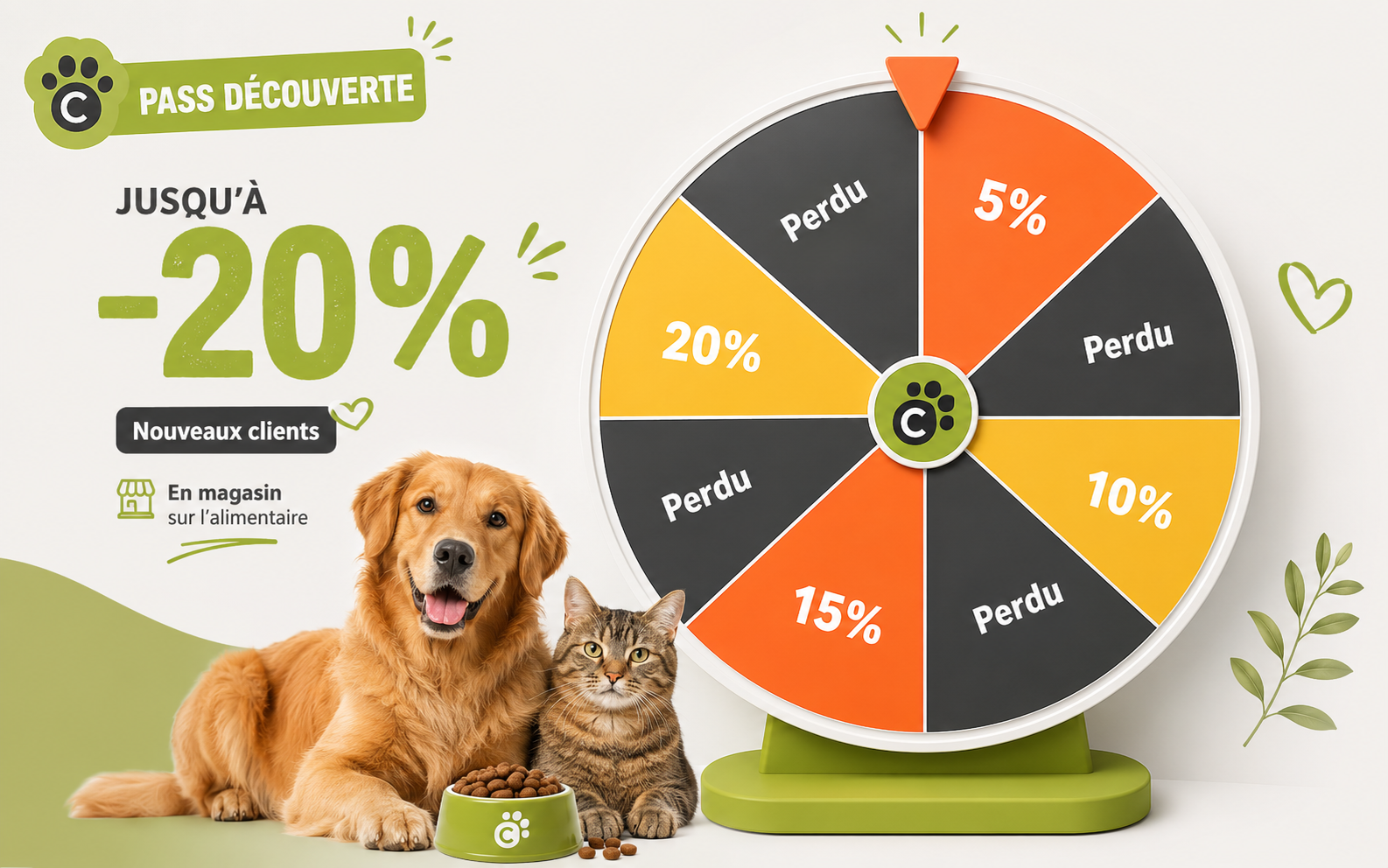 Pass Découverte La Croquetterie : tournez la roue pour gagner votre remise