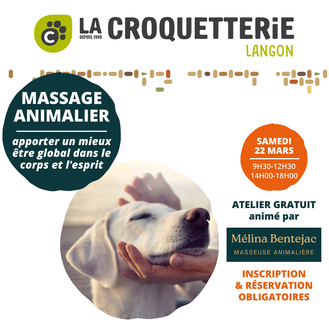 Massage animalier samedi 22 mars